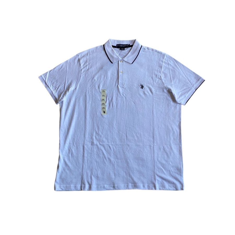 Us Polo Assn Polera Polo Blanca XXL