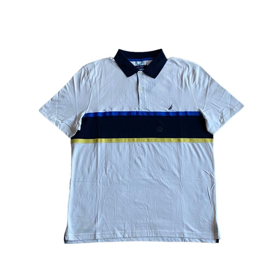 Náutica Polera Classic Fit Rugby Chest Striped Polo XXL