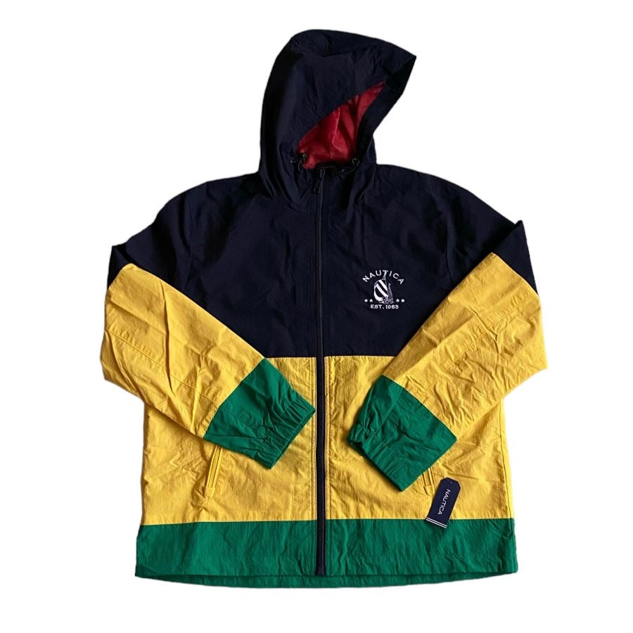 Náutica Chaqueta Water Resistant Colorblock Sailing L