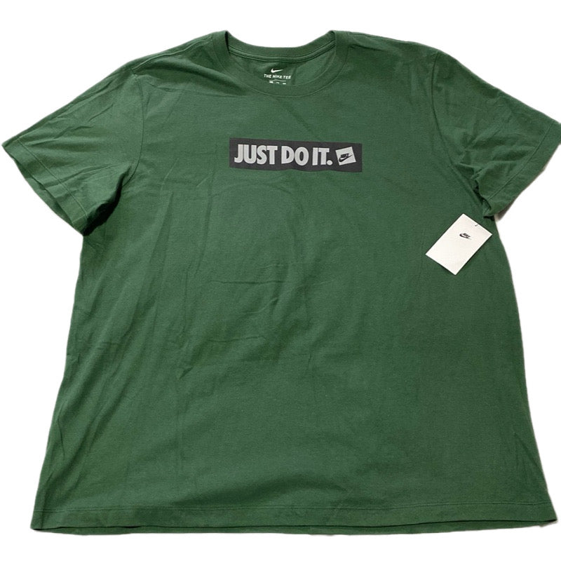 Nike Polera Green Black Gray Just Do It XXL 14% OFF