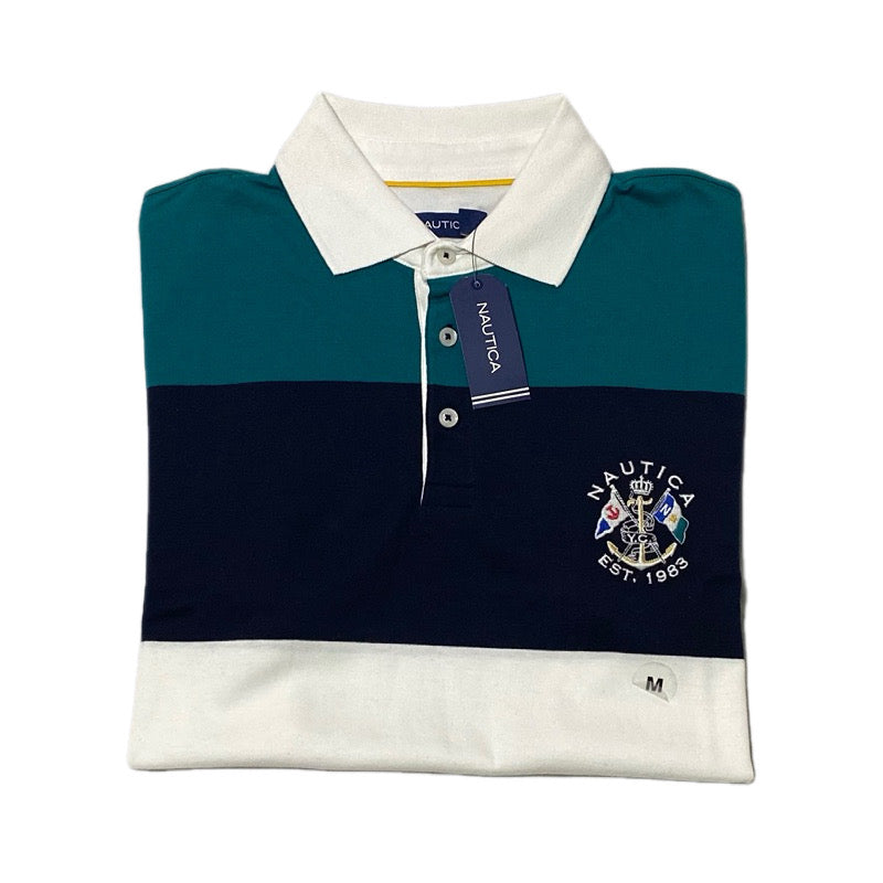 Náutica Polera Classic Fit Rugby M 24% OFF