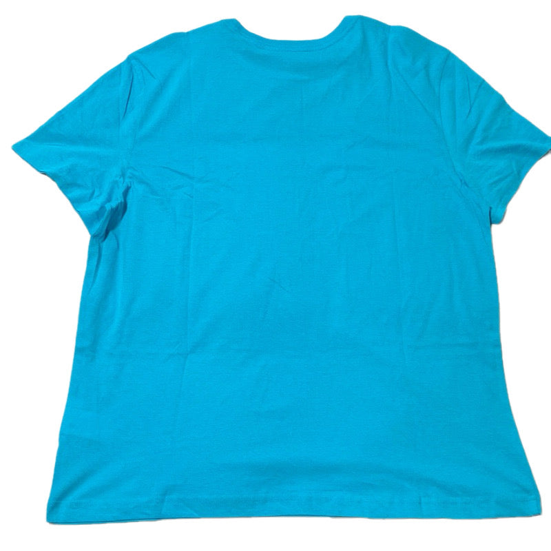 Náutica Polera Básica Celeste XL (PUNTO DECOLORADO) 34% OFF
