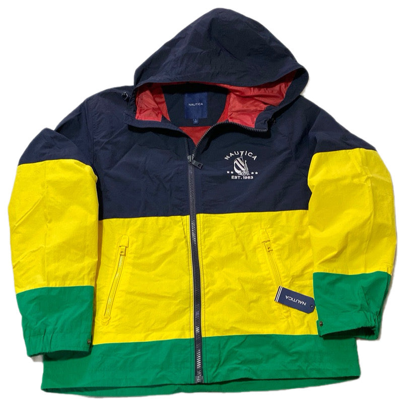 Náutica Chaqueta Water Resistant Colorblock Sailing L 24% OFF