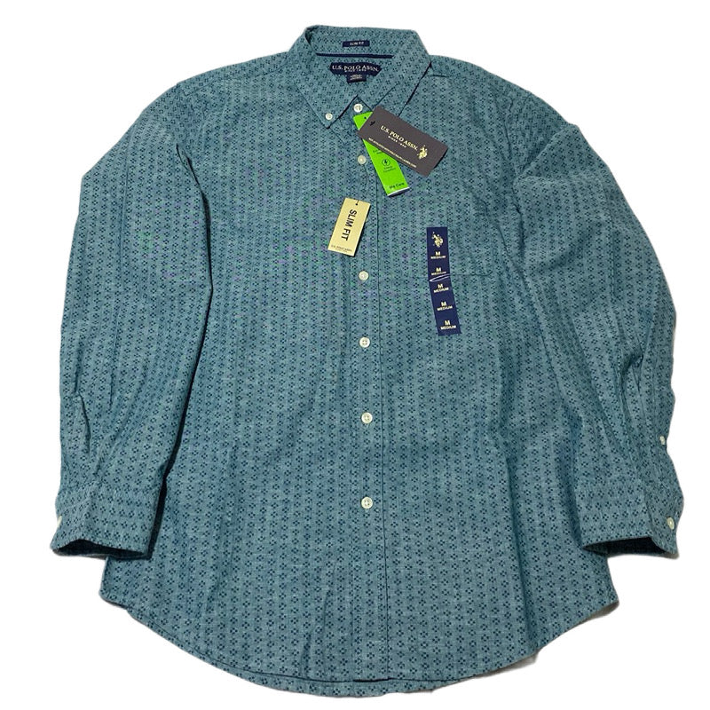 Us Polo Assn Camisa Geométrica M 30% OFF