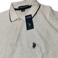 Us Polo Assn Polera Polo Blanca XXL 23% OFF