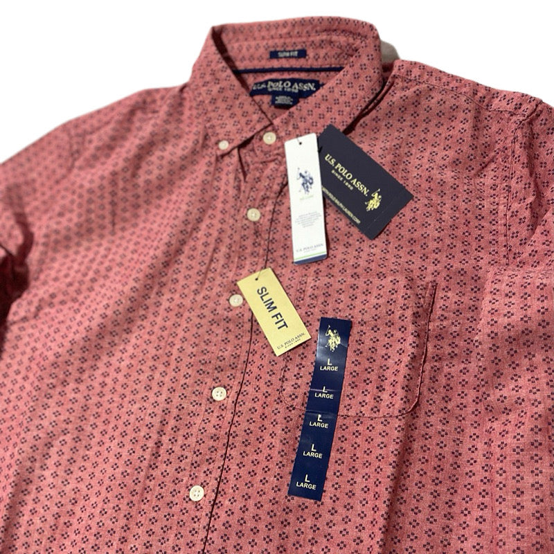Us Polo Assn Camisa Geometrica L 30% OFF