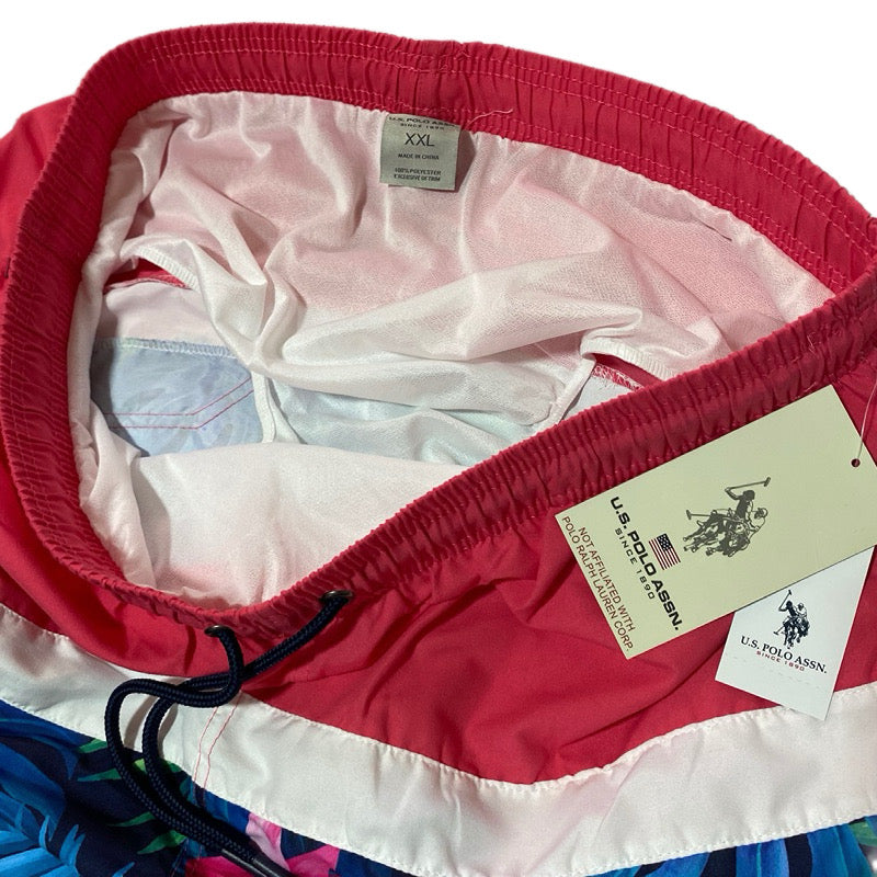 Us Polo Assn Traje de baño Tropical Colorblock XXL 27% OFF