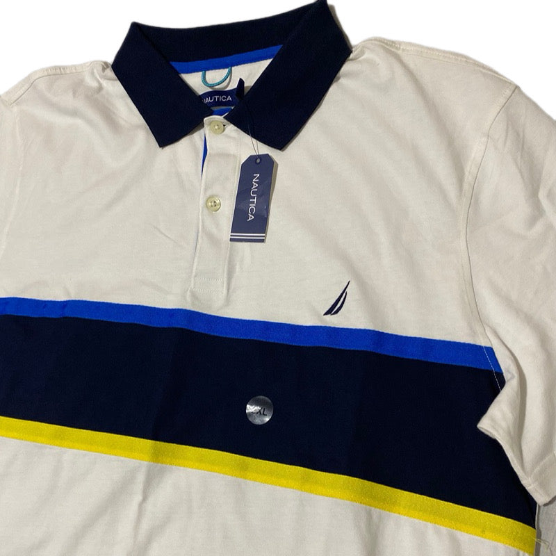 Náutica Polera Classic Fit Rugby Chest Striped Polo XXL 23%OFF