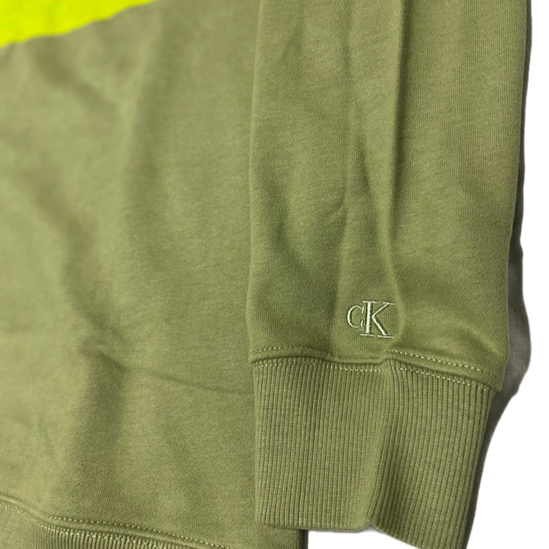 Calvin Klein Polerón Verde Oliva L 34% OFF