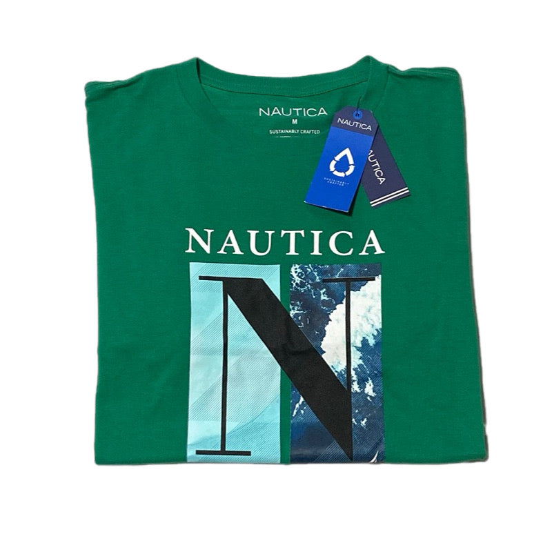 Náutica Polera Sustainably Crafted Wind Velocity Graphic M 15% OFF