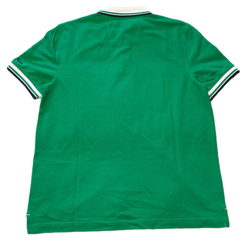 Náutica Polera Classic Fit Solid Green L 25% OFF
