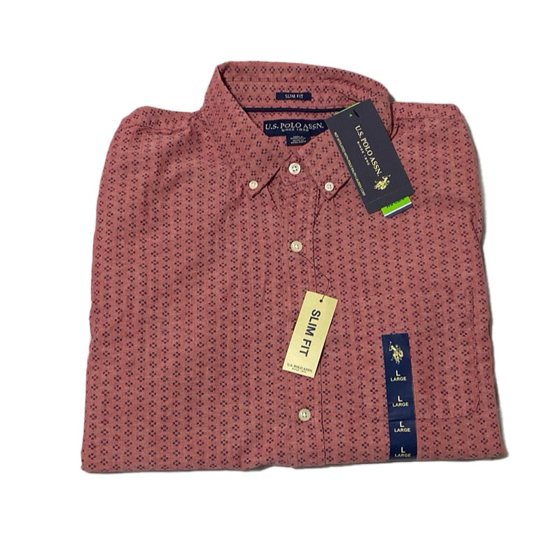 Us Polo Assn Camisa Geometrica L 30% OFF