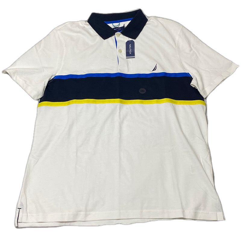 Náutica Polera Classic Fit Rugby Chest Striped Polo XXL 23%OFF